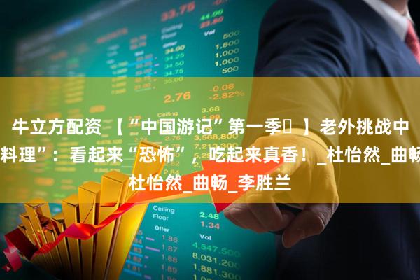 牛立方配资 【“中国游记”第一季㊶】老外挑战中华“黑暗料理”：看起来“恐怖”，吃起来真香！_杜怡然_曲畅_李胜兰
