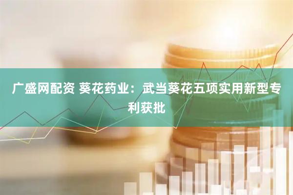 广盛网配资 葵花药业：武当葵花五项实用新型专利获批